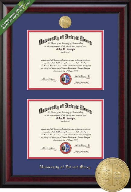 University of Detroit Mercy 8.5'' x 11'' Classic Diploma Frame