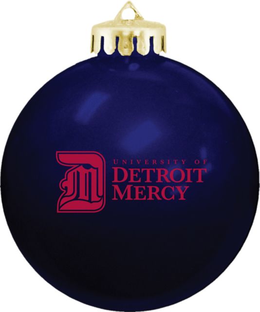 University of Detroit Mercy Titans Round Shatterproof Ornament