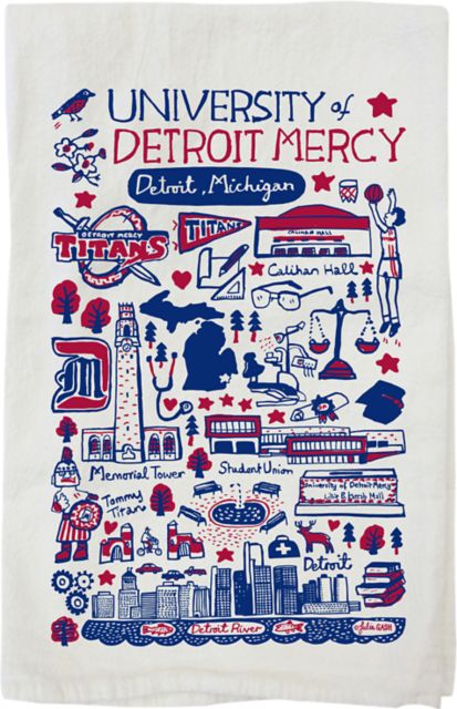 University of Detroit Mercy Julia Gash Kitchen Towel