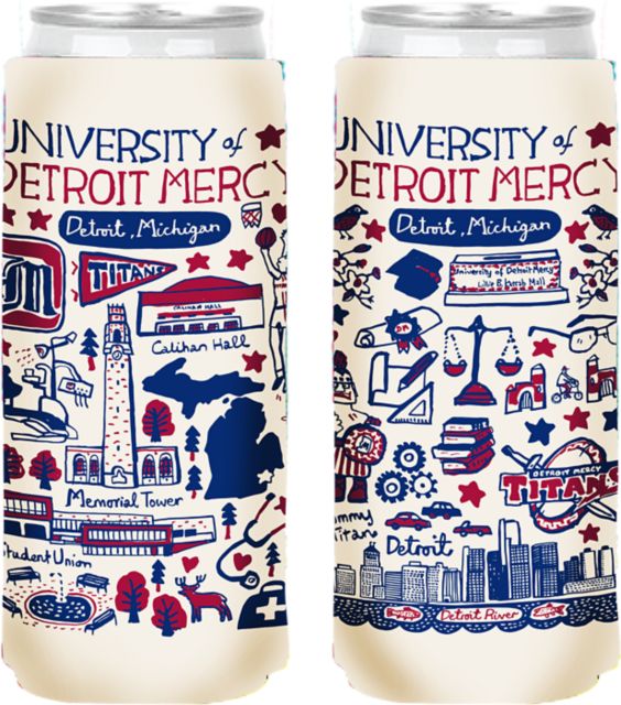 University of Detroit Mercy Julia Gash Slim Can Coozie