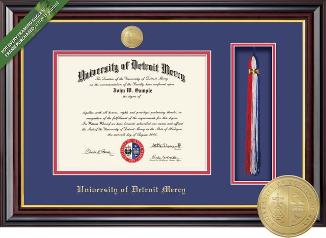 University of Detroit Mercy 8.5" x 11" Windsor Diploma Frame