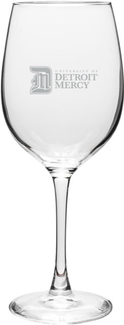 University of Detroit Mercy 16 oz. Wine Glass