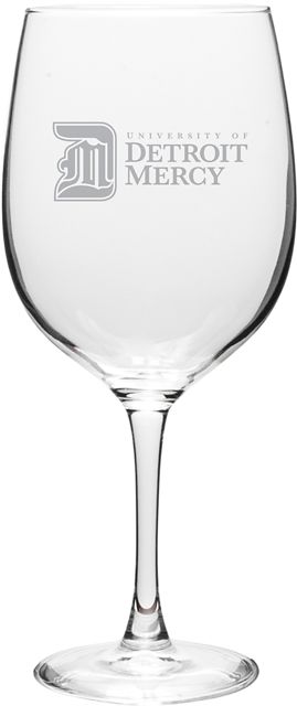 University of Detroit Mercy 19 oz. Wine Glass