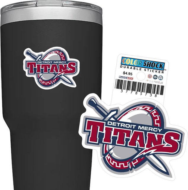 University of Detroit Mercy Titans Durable Sticker
