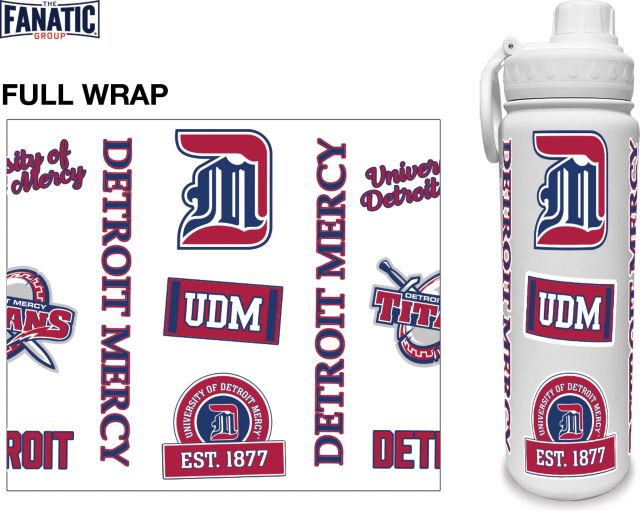 University of Detroit Mercy 24 oz. Stainless Steel Bottle