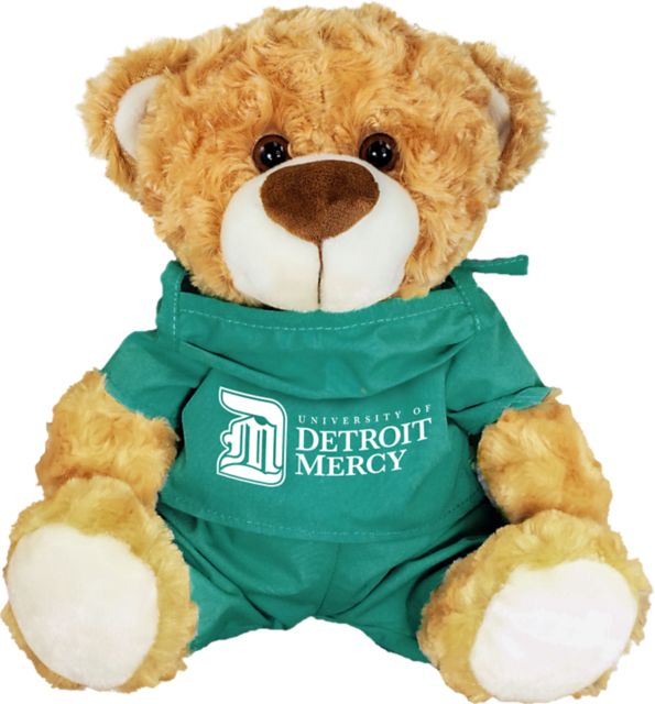 University of Detroit Mercy 10'' Scrubs Bear