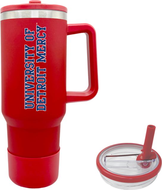 University of Detroit Mercy 40 oz. Tumbler with Straw