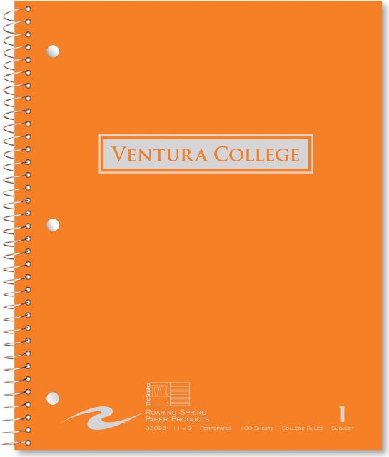 Ventura College 1 Subject Notebook