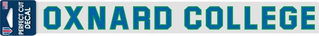 Oxnard College  2'' x 17'' Perfect Cut Decal
