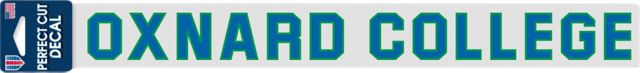 Oxnard College  2'' x 17'' Perfect Cut Decal