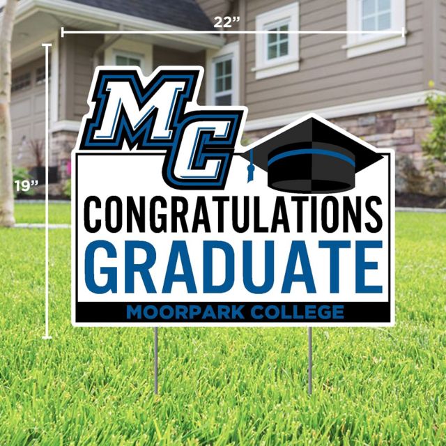 Moorpark College Grad Lawn Sign