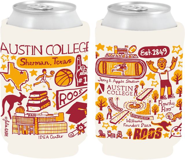 Austin College Julia Gash Can Coozie