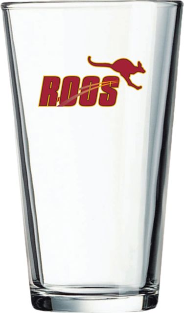 Austin College Roos 16 oz. Glass