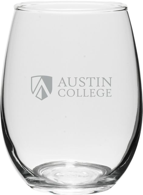 Austin College 15 oz. Wine Glass