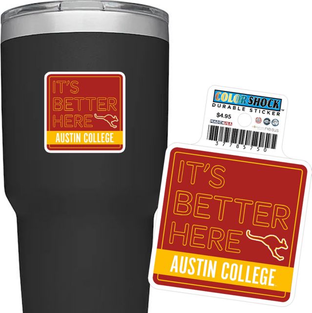 Austin College Roos Durable Sticker