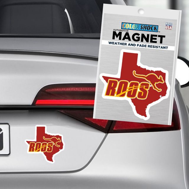 Austin College Roos State 4x4 Magnet