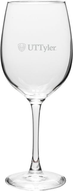 The University of Texas at Tyler 16 oz. Wine Glass