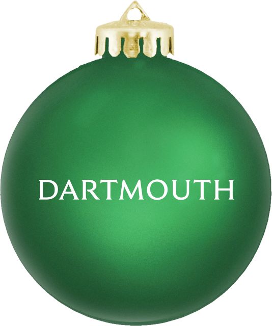 Dartmouth College Shatterproof Round Ornament