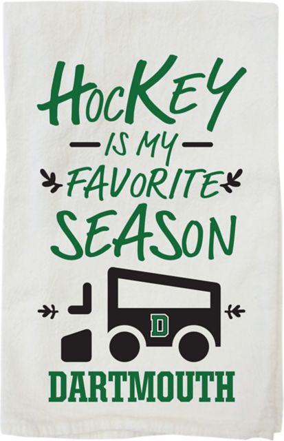 Dartmouth College Hockey Tea Towel