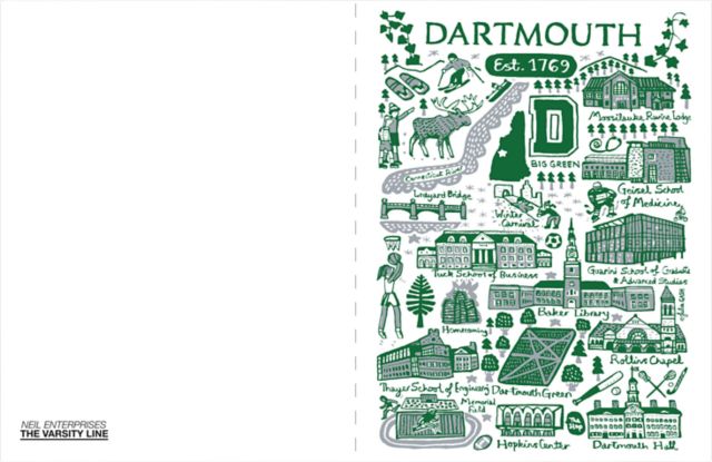 Dartmouth College 10 Pack Notecards