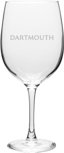 Dartmouth College 19 oz. Wine Glass
