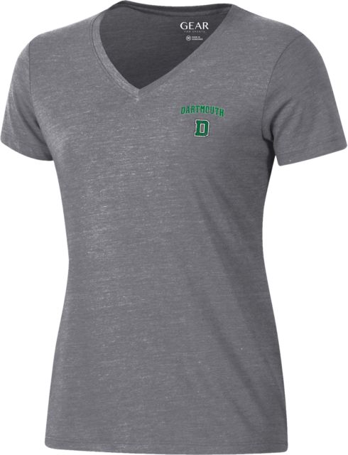 Dartmouth College Big Green Women's V-Neck Short Sleeve T-Shirt