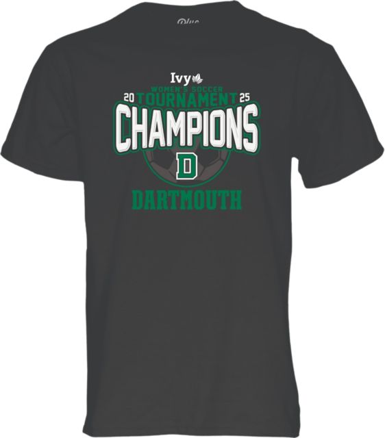Dartmouth College Women's Soccer 2025 Ivy League Champions Short Sleeve T-Shirt