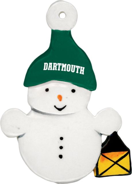 Dartmouth College Snowman Ornament