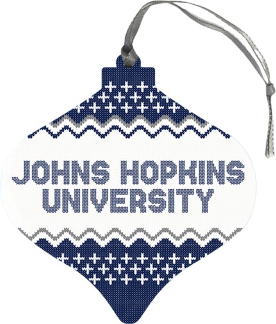 Johns Hopkins University Bulb Ornament