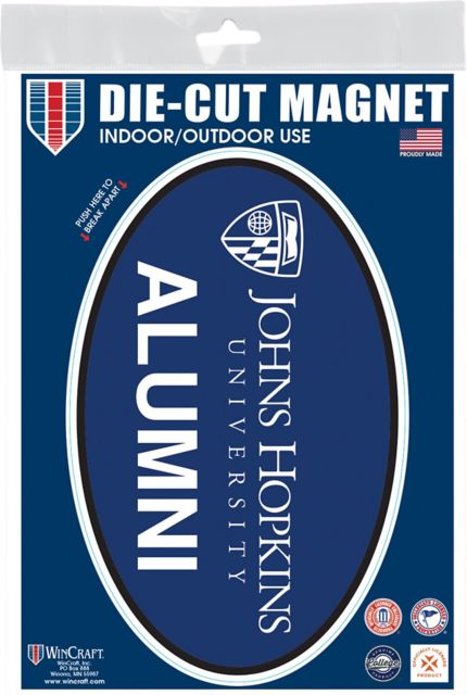 Johns Hopkins University Alumni 3.5 x 5.5 Oval Magnet