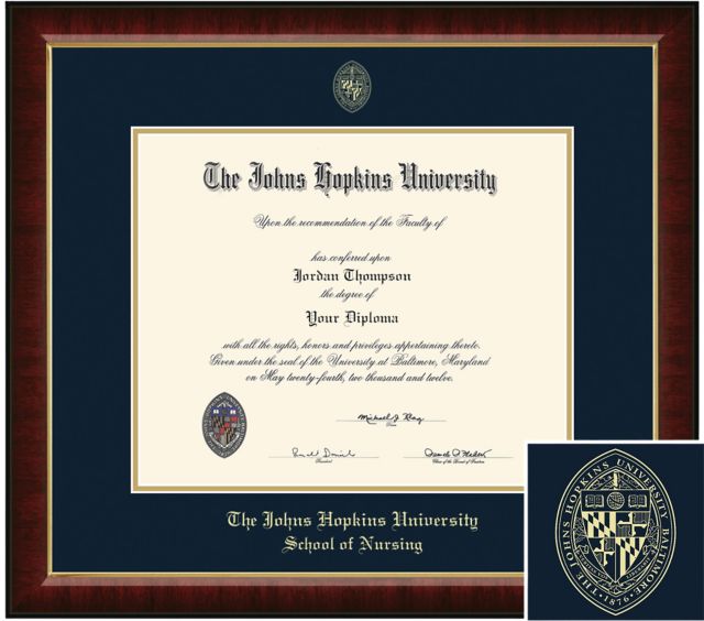 Church Hill Classics, Embossed; 14x17 Bachelors,Masters,PhD,  School of Nursing Diploma Frame,  - ONLINE ONLY