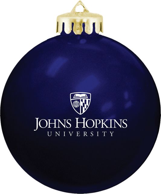 Johns Hopkins University Shatterproof Round Ornament