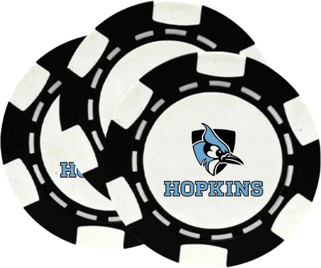 Johns Hopkins University Chip Ball Marker 3 Pack