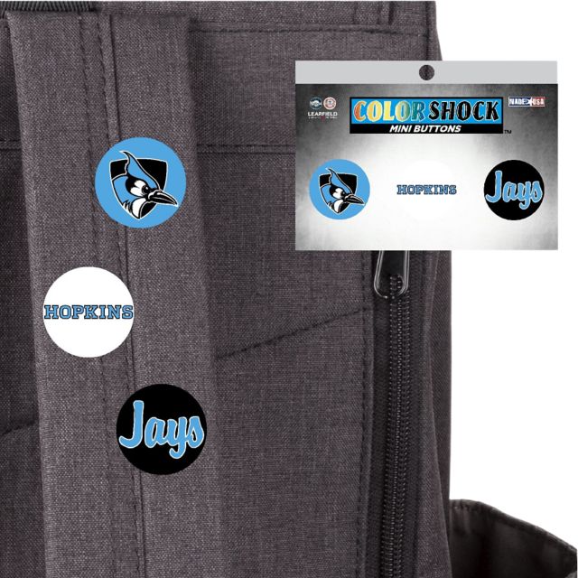 Johns Hopkins University Blue Jays Mini Button - 3 Pack