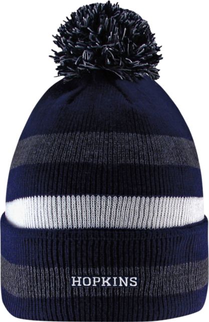 Johns Hopkins University Knit Cuff Pom Hat