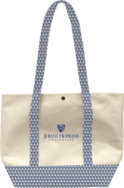 Johns Hopkins University Heavyweight Snap Tote Bag