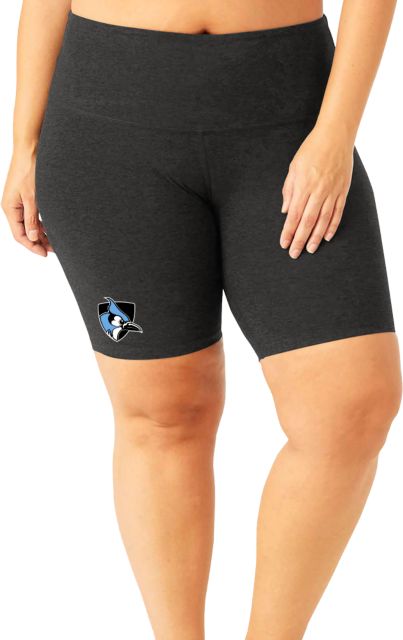 Johns Hopkins University Beyond Yoga Spacedye High Waisted Biker Short Plus Size