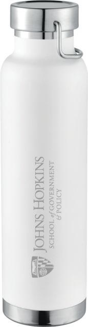 John Hopkins Thor Copper Vacuum Insulated Bottle 22oz Johns Hopkins School of Government  and Policy Flat Engraved - ONLINE ONLY