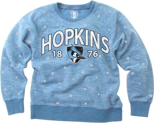 Johns Hopkins University Girl's Star Crewneck