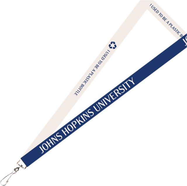 Johns Hopkins University Recycled Lanyard