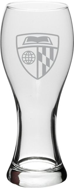 Johns Hopkins University Pilsner Glass