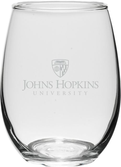 Johns Hopkins University 21 oz. Stemless Wine Glass