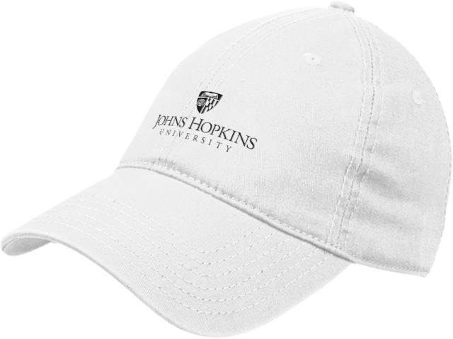 Johns Hopkins Unstructured Adjustable Low Profile Hat Johns Hopkins Primary Mark Stacked - ONLINE ONLY