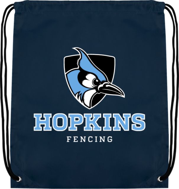 Johns Hopkins Drawstring Backpack Hopkins Fencing - ONLINE ONLY