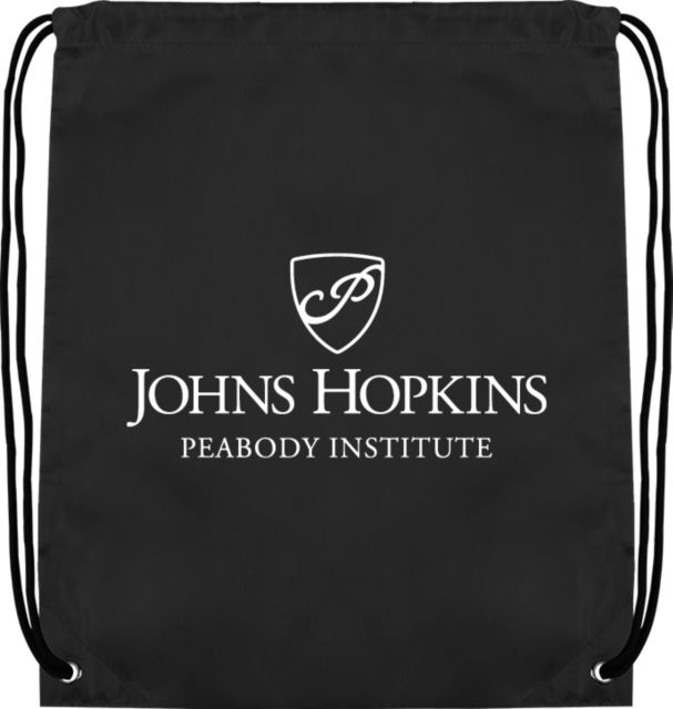 Johns Hopkins Drawstring Backpack Johns Hopkins - Peabody Institute - ONLINE ONLY