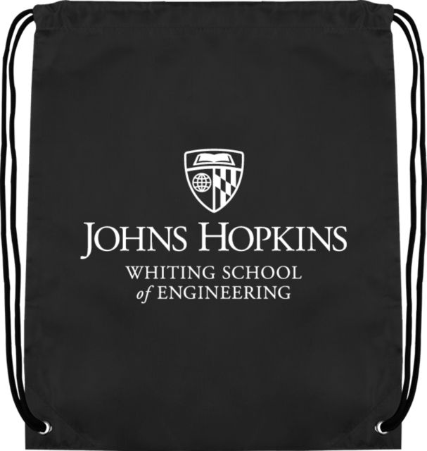 Johns Hopkins Drawstring Backpack Johns Hopkins - WSE - ONLINE ONLY