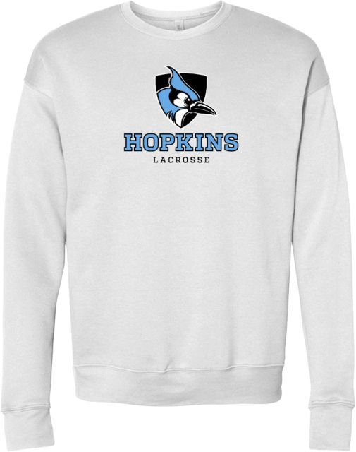 Johns Hopkins Bella + Canvas Fleece Crew Hopkins Lacrosse - ONLINE ONLY