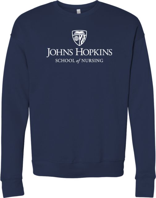 Johns Hopkins Bella + Canvas Fleece Crew Johns Hopkins - SON - ONLINE ONLY