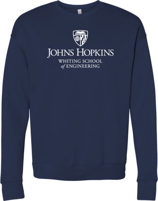 Johns Hopkins Bella + Canvas Fleece Crew Johns Hopkins - WSE - ONLINE ONLY