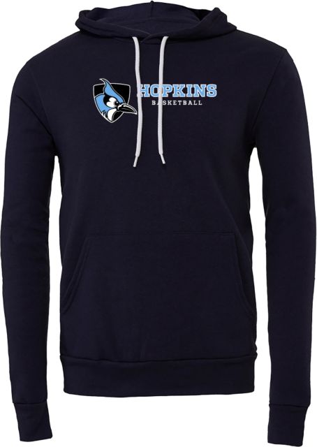 Johns Hopkins Bella + Canvas Fleece Hood Hopkins Basketball - ONLINE ONLY
